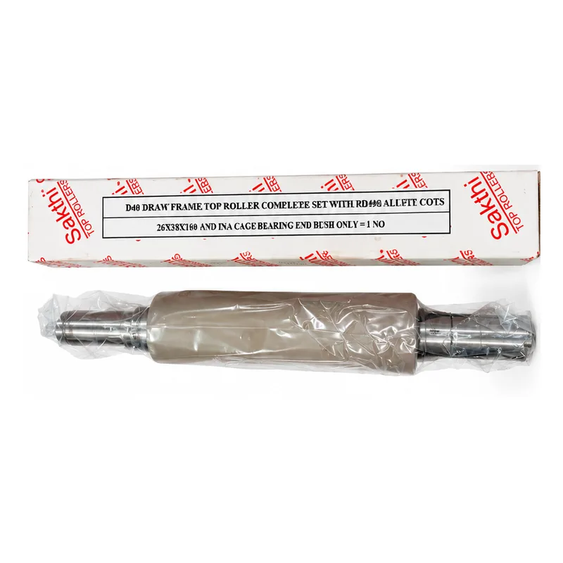 Sakthi D40 Draw Frame Top Roller Complete Set with RD490 Alufit Cots
