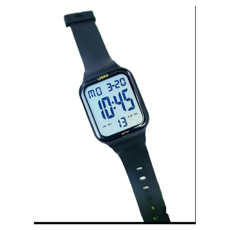 LASIKA W-F157 Large Display Digital Wrist Watch – Black