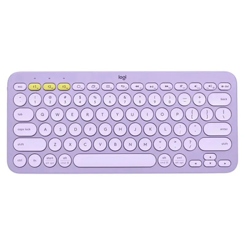 Logitech K380 Multi-Device Bluetooth Wireless Keyboard – Lavender
